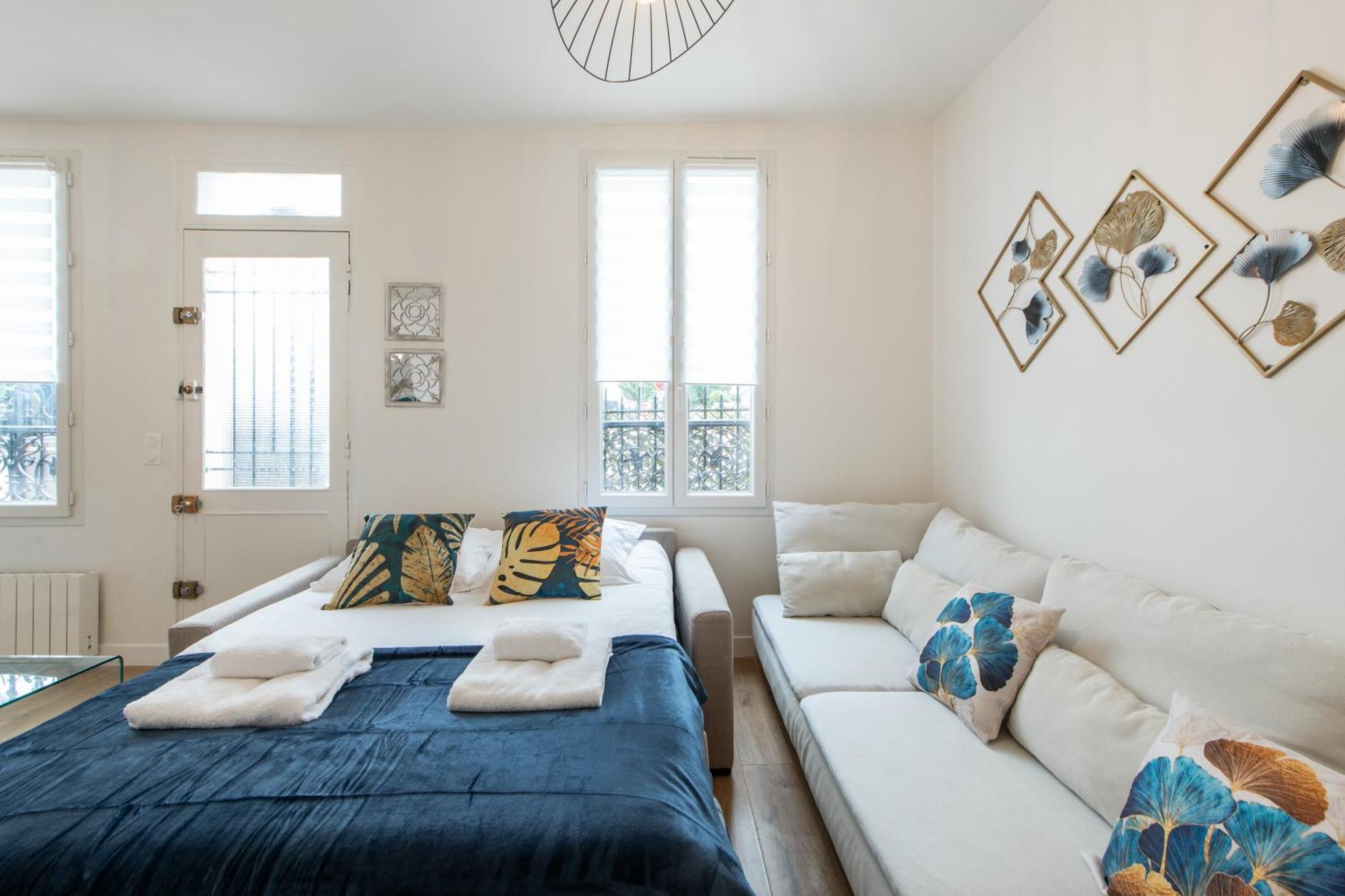 Spacious And Bright 2-Bedroom Large Apartment Very Close To Paris - Near Metro Boulogne-Billancourt Exterior foto